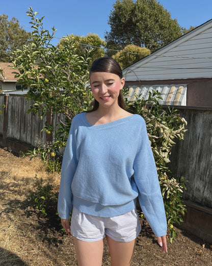 Blueberry Knit Sweater