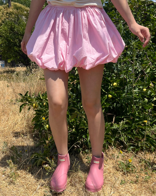 Bubblegum Bubble Hem Skirt