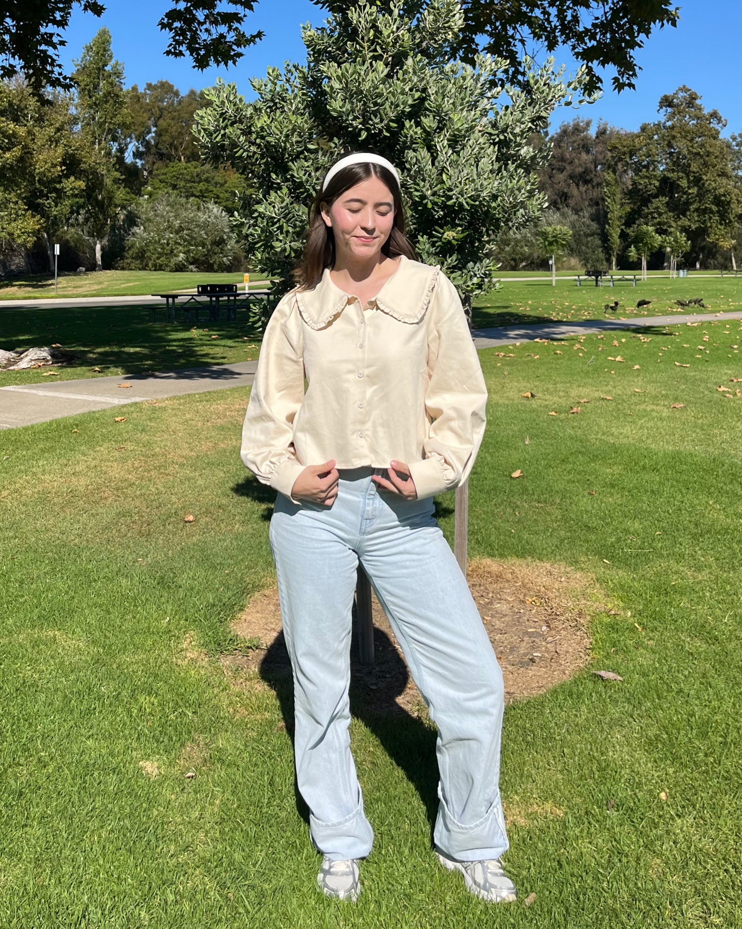 Berries and Cream Puff Long Sleeve Shirt