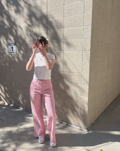 Candy Stripe Pink Pants