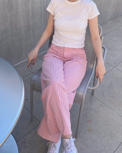 Candy Stripe Pink Pants