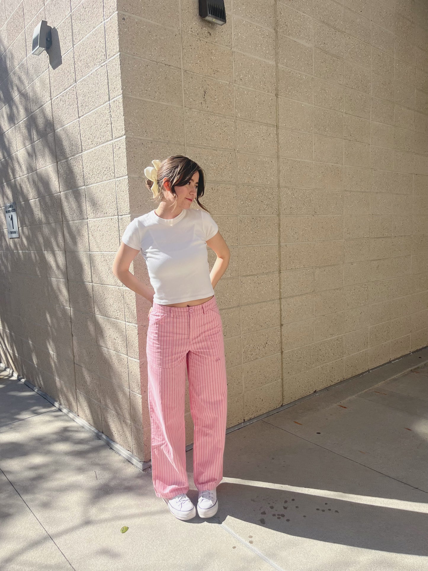 Candy Stripe Pink Pants