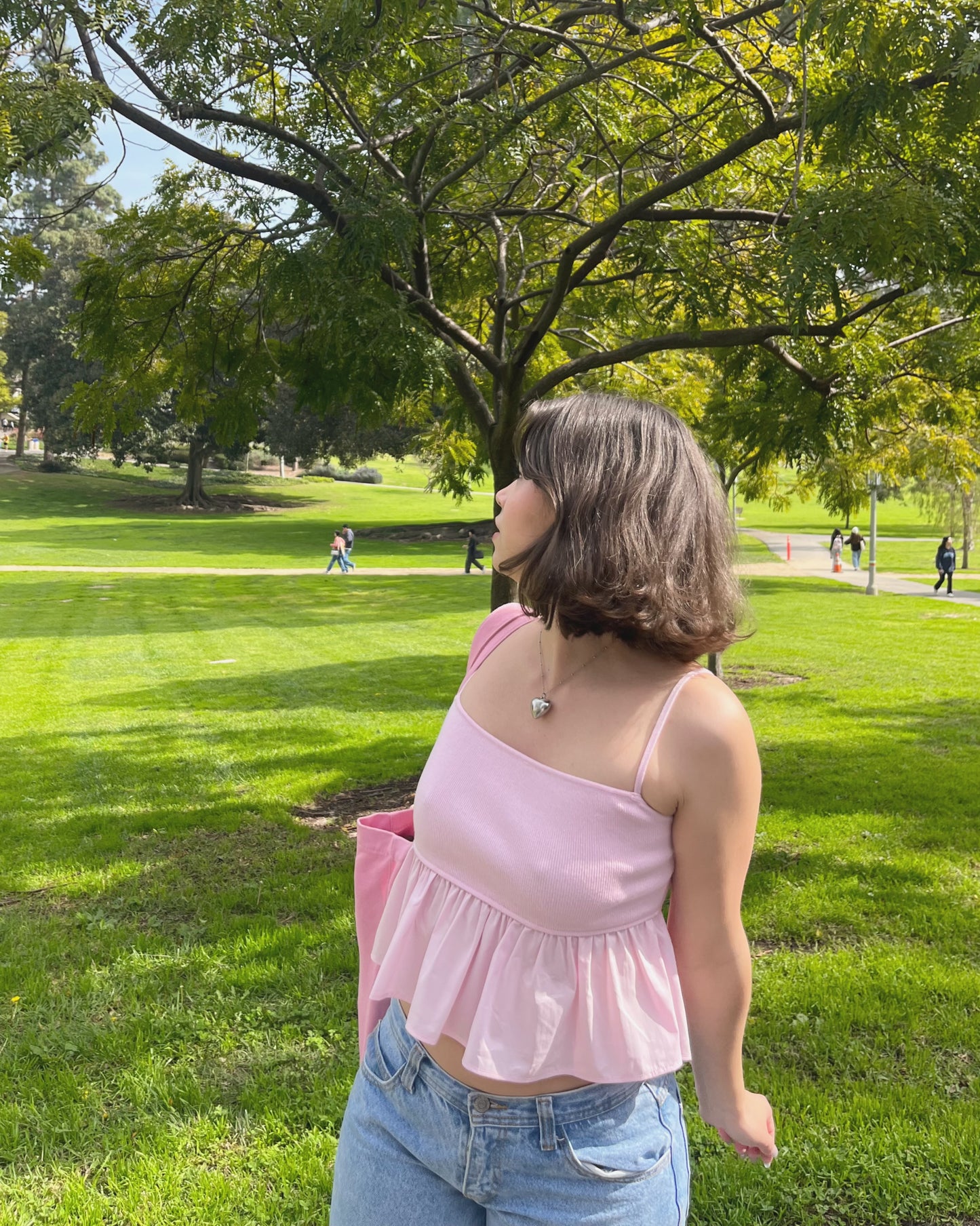 Sweetheart Pink Ruffled Top