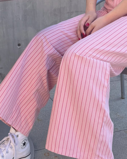 Candy Stripe Pink Pants